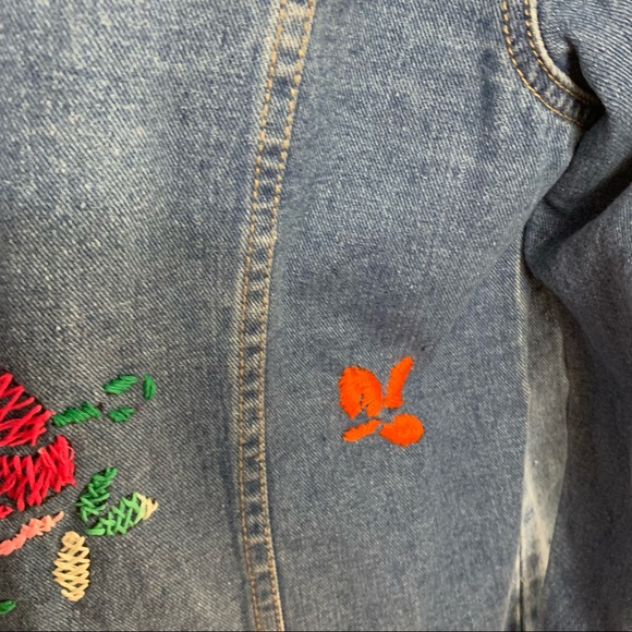 NWT BoomBoom Jeans Embroidered Denim Jacket Size Small - Picture 6 of 6